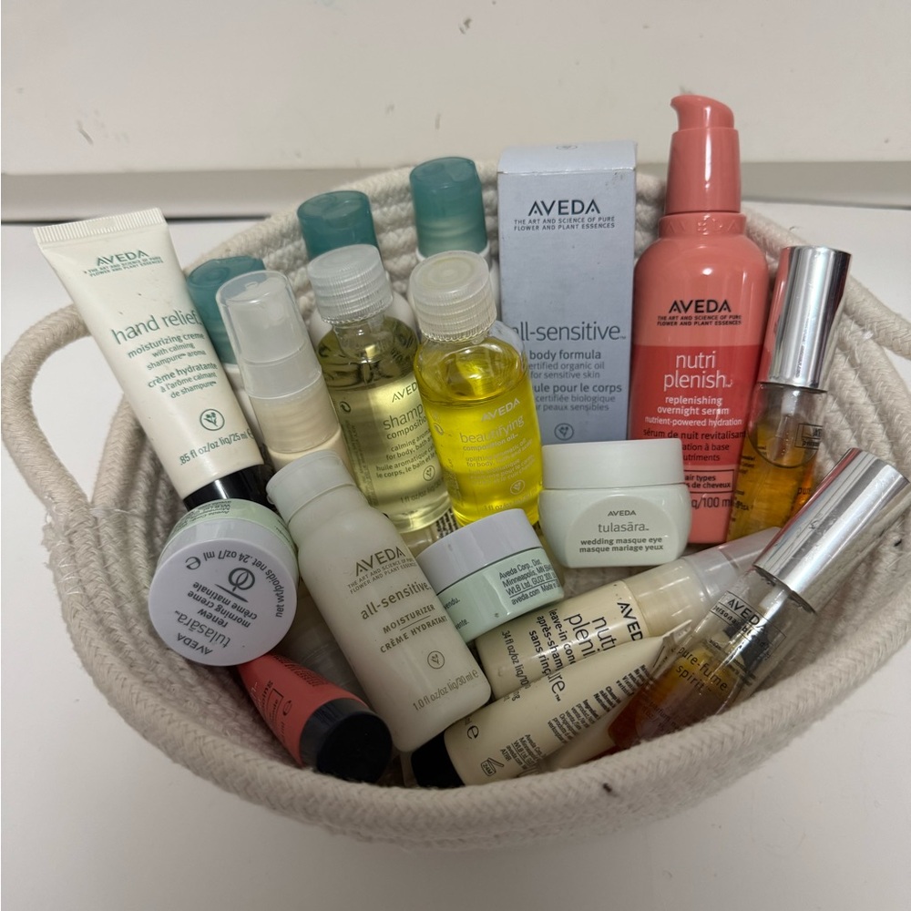 AVEDA Shampure Tulasara Pure-Fume NutriPlenish Hair & Skin Almost Mystery Bundle